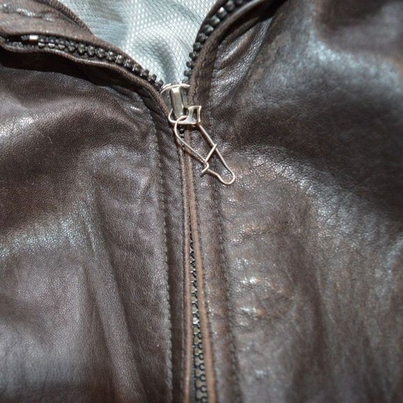 Saxony Collection Genuine Leather 2XT BIG Super Soft Bomber Jacket - Picture 12 of 12